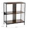 Household Essentials 28" 4-Compartment Trellis Storage Bookshelf